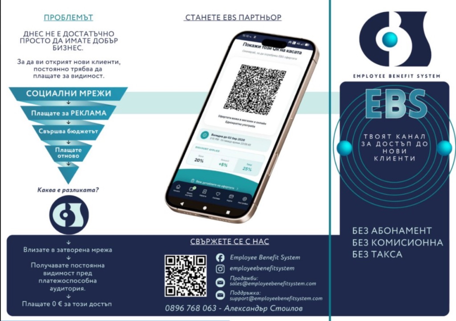 EBS партньорски канал: излез от рекламната фуния, достигни служители за 0€